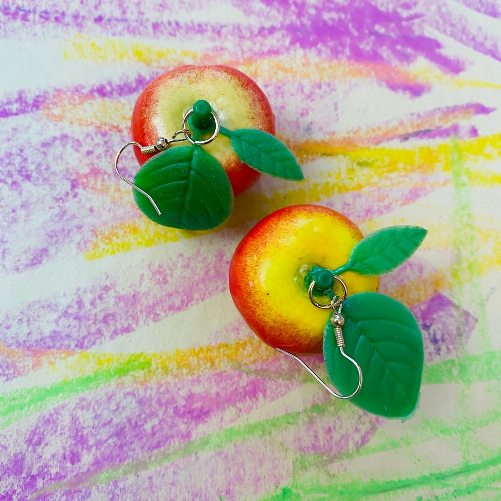 Image of PLASTIC FRUIT EARRINGS