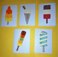 Retro Ice Cream Greeting Cards
