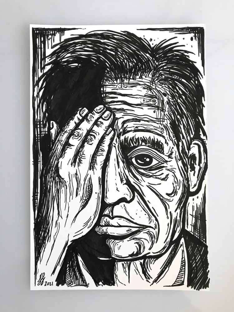 Image of Oh Brother Face Doodle #3