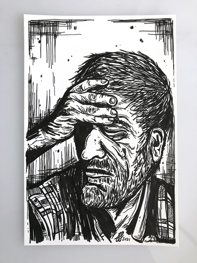 Image of Not Again Face Doodle #2