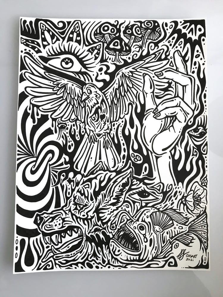 Image of Stream Of Consciousness Doodle #1