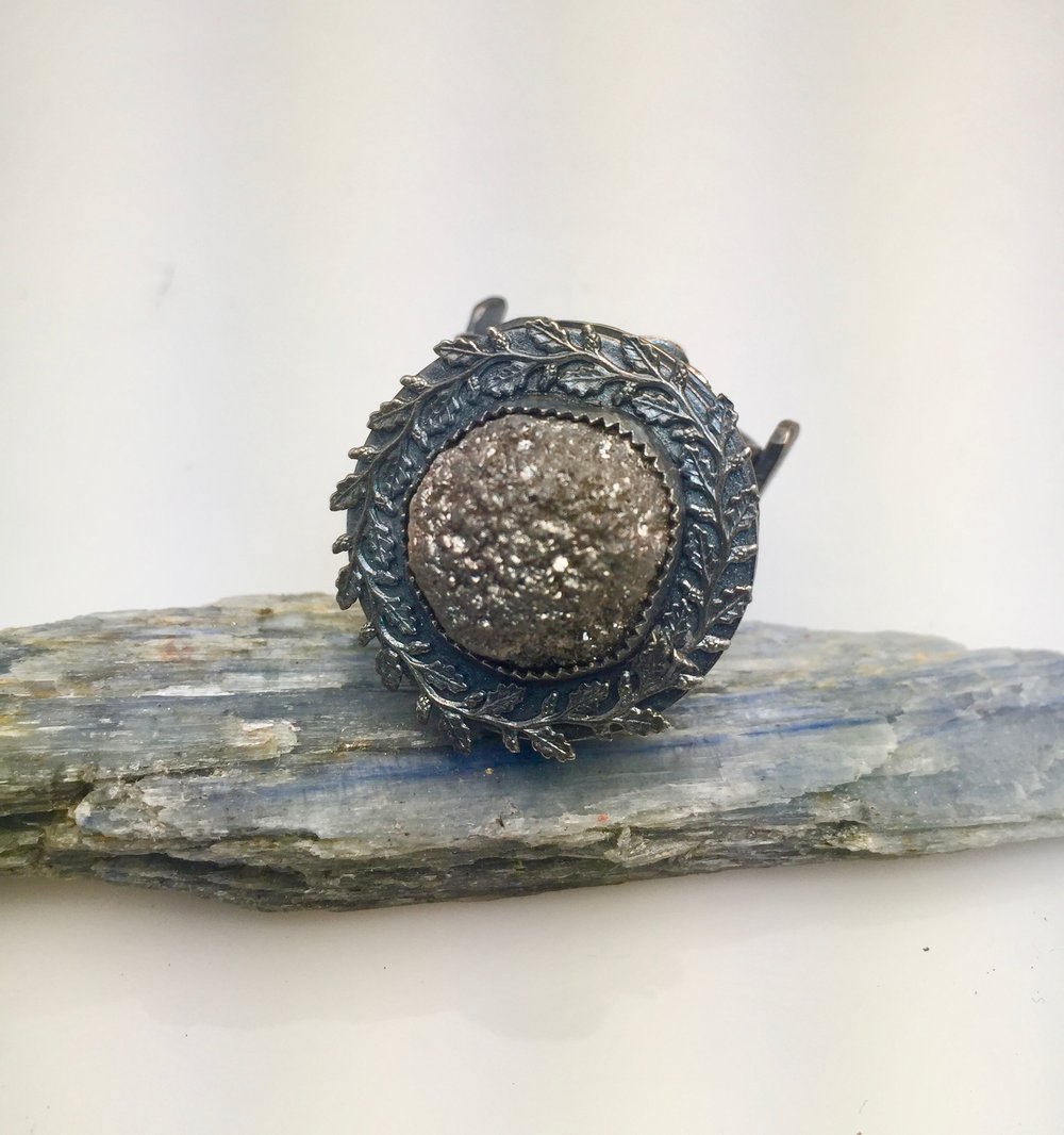 Image of Wreathed Pyrite Ring