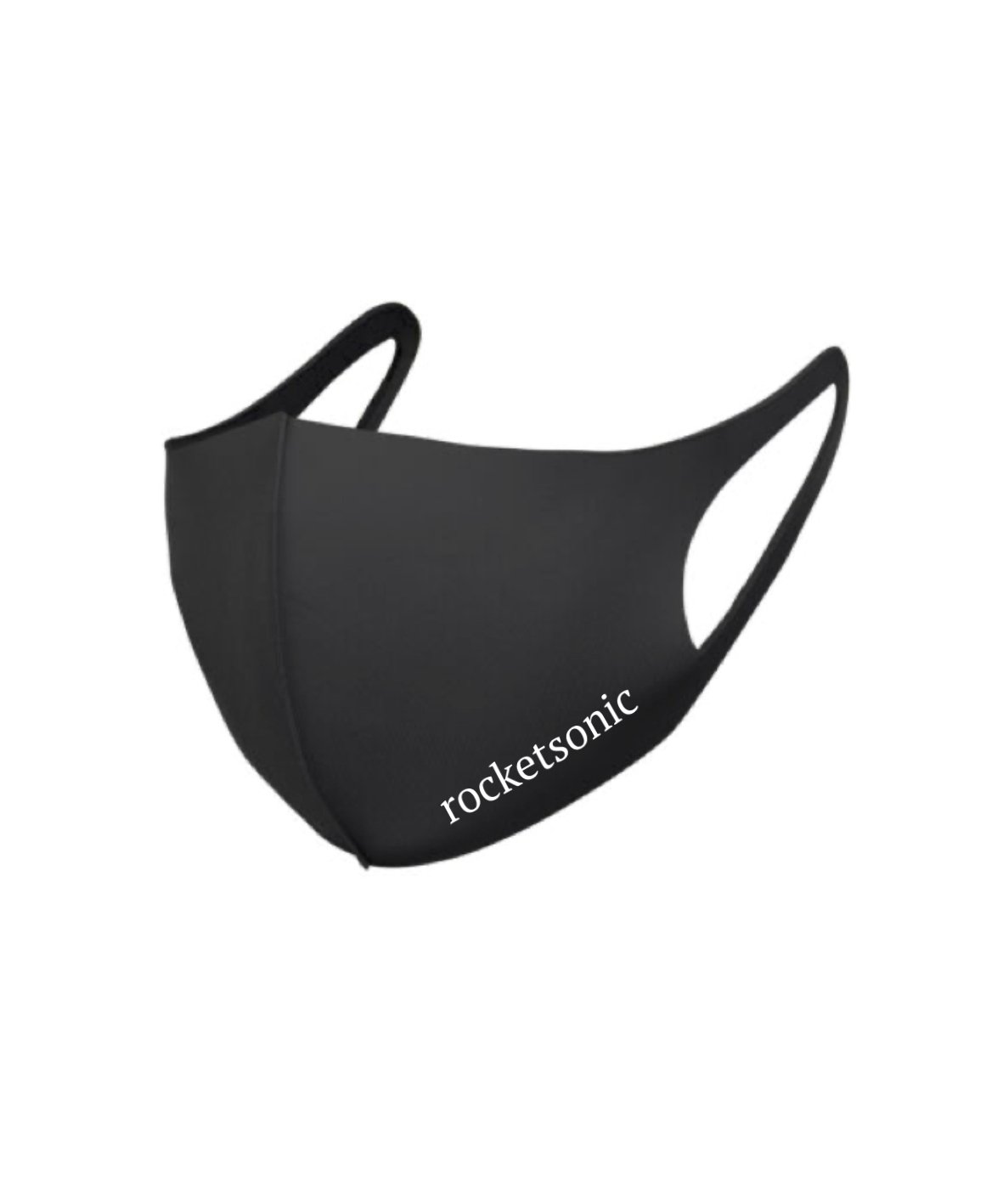 Image of Rocketsonic 'Stretch Fabric' Face Mask - Black