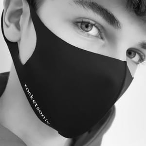 Image of Rocketsonic 'Stretch Fabric' Face Mask - Black