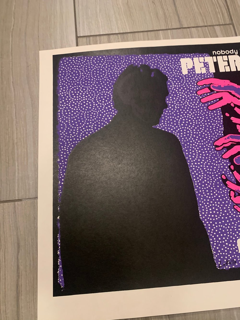 Peter Murphy Silkscreen Concert Poster By Lindsey Kuhn