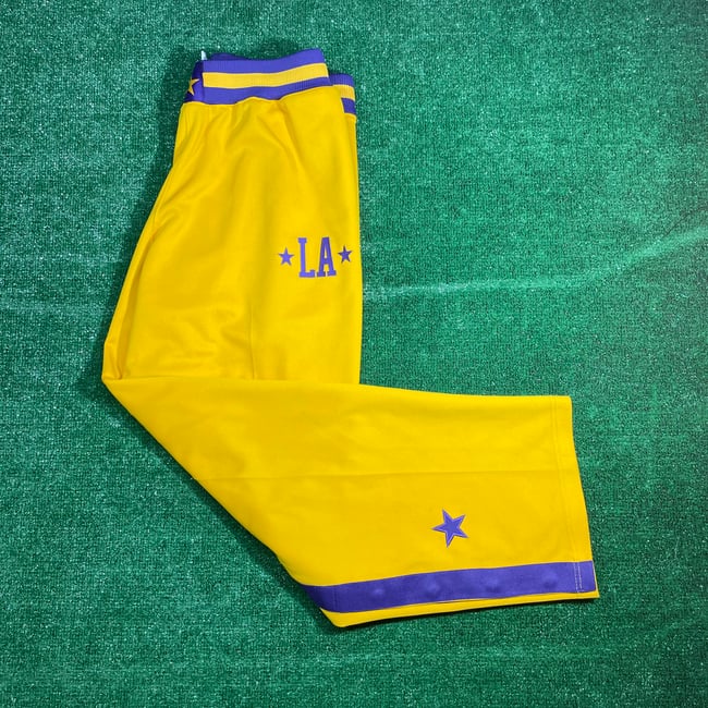 nike lakers warm up pants