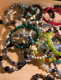 Image 1 of Single Stone Gemstone Bracelets