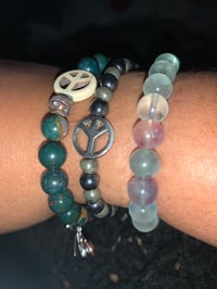 Image 2 of Single Stone Gemstone Bracelets