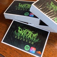 Skrotum Logo Sticker