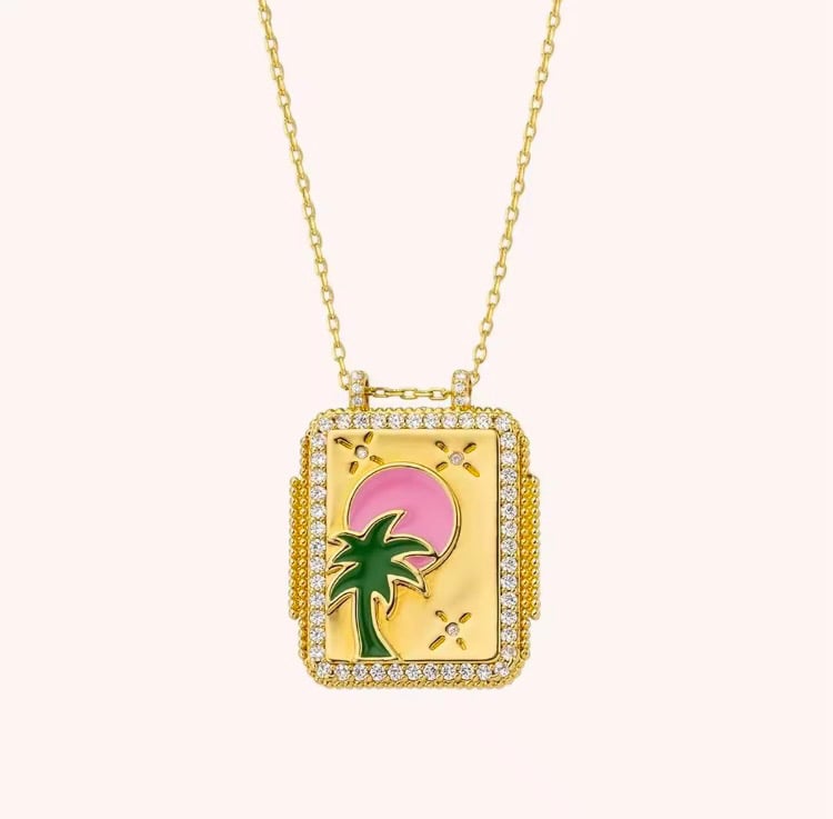 Image of Tarot card necklace 