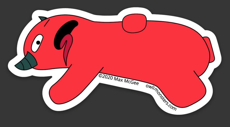 Image of Blah Monster Sticker