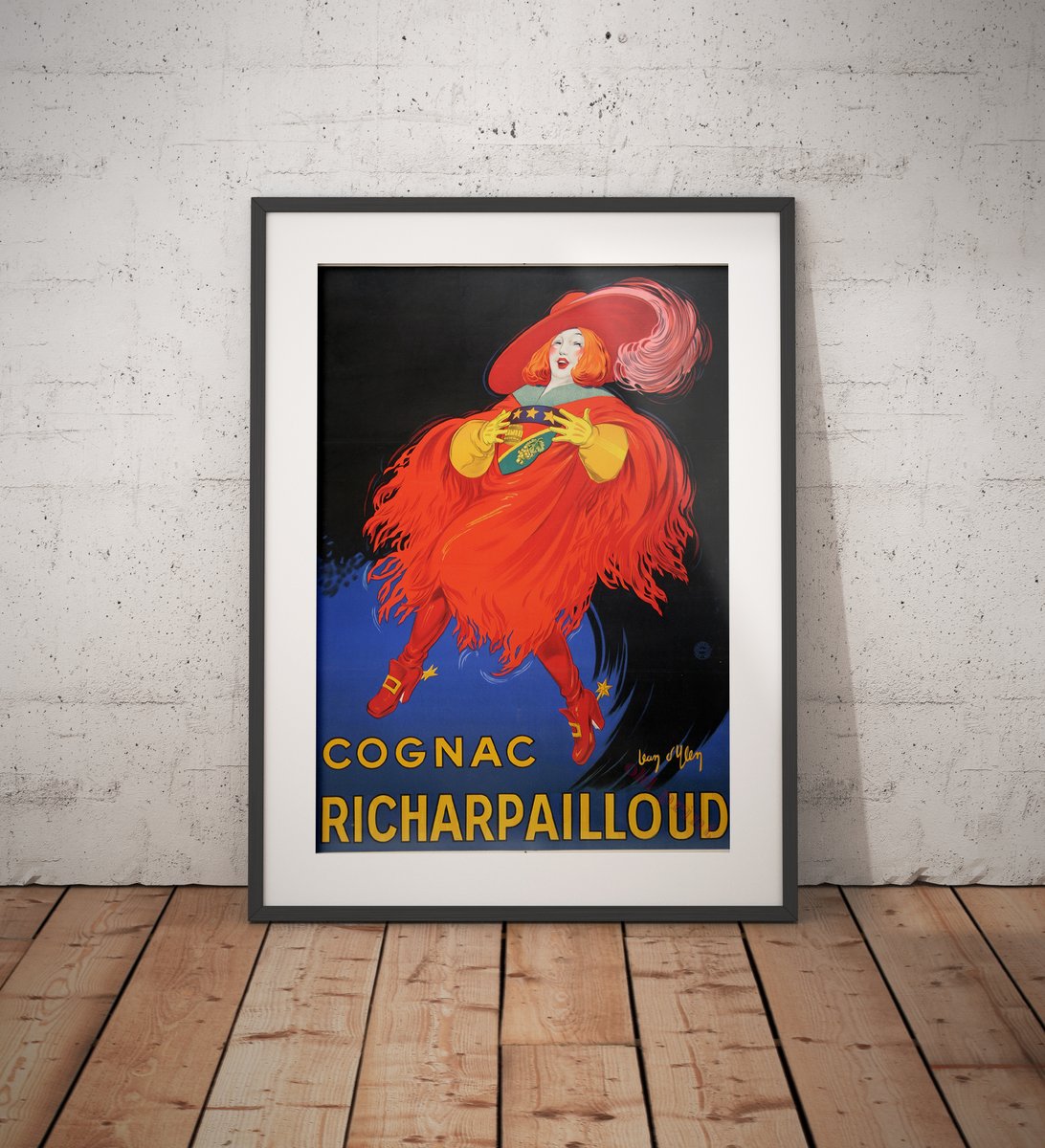 Cognac Richarpailloud | Jean d'Ylen | 1930 | Vintage Ads | Wall Art