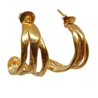 Image 2 of Lucia hoop earrings