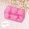 Mini Spring Mould - Bee Butterfly Heart Star Flower