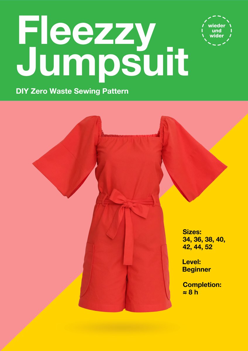 Fleezzy - Zero Waste PDF Sewing Pattern