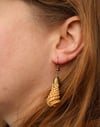 Wheat Spiral Drop Earrings