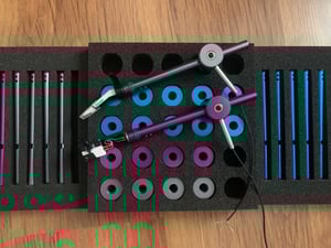 Image of Bihari Tonearm QRM PT01 Aluminium Violet