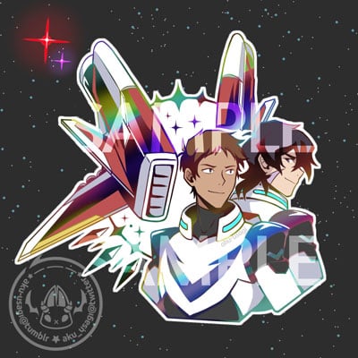 Image of [Pre-order] ⟡Wings of Voltron⟡ Holo Sticker