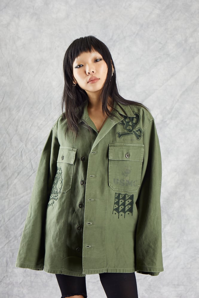 Image of stay chill bill vintage usmc jacket