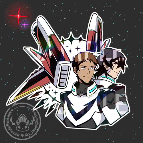 Image of [Pre-order] ⟡Wings of Voltron⟡ Holo Sticker