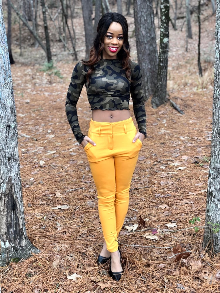 Mustard pants fashion outfit fall