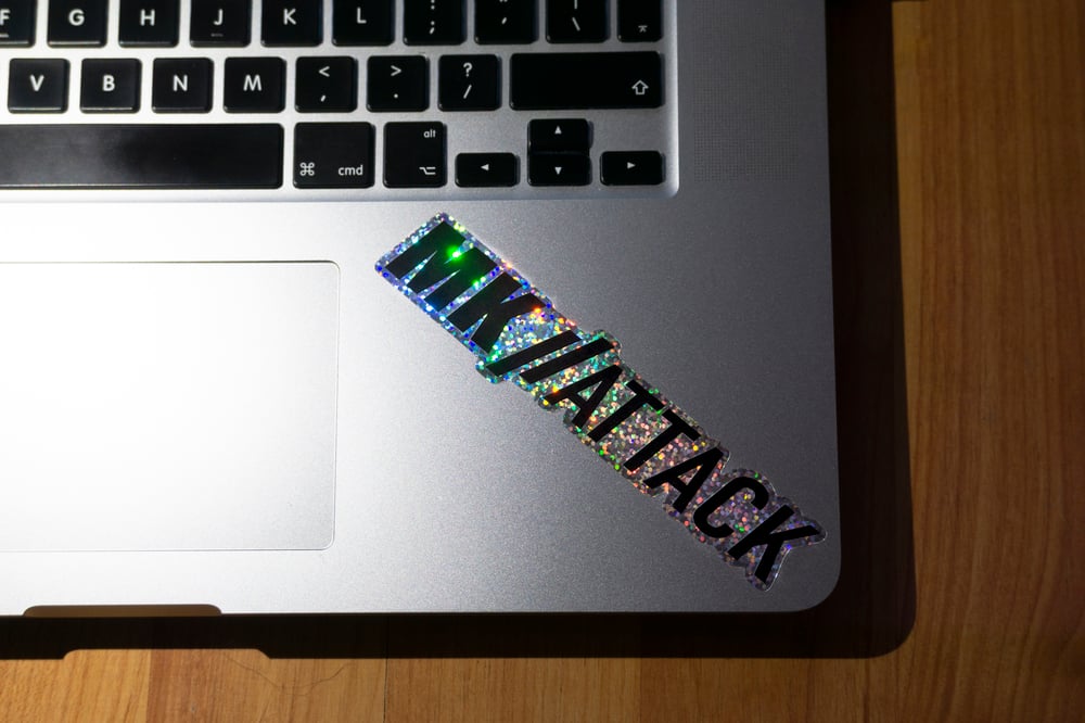 MK//ATTACK Glitter Sticker