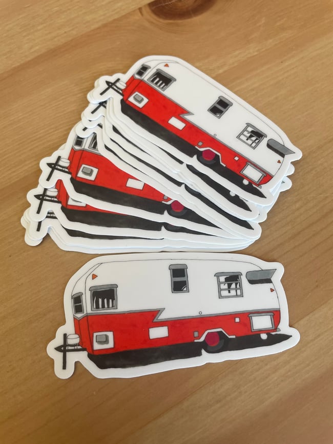 Camper stickers