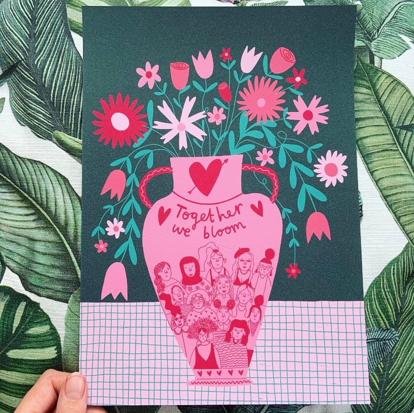 Image of Together We Bloom Print