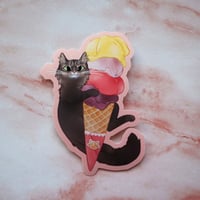 Image 2 of ☆ LAST CHANCE ☆ Gato Gelato Sticker