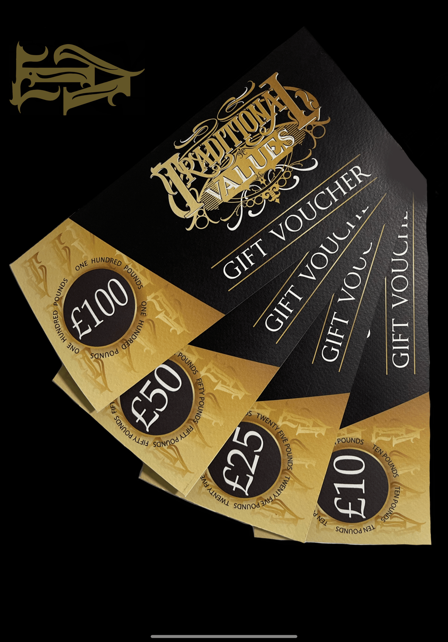 Traditional Values tattoo gift vouchers 