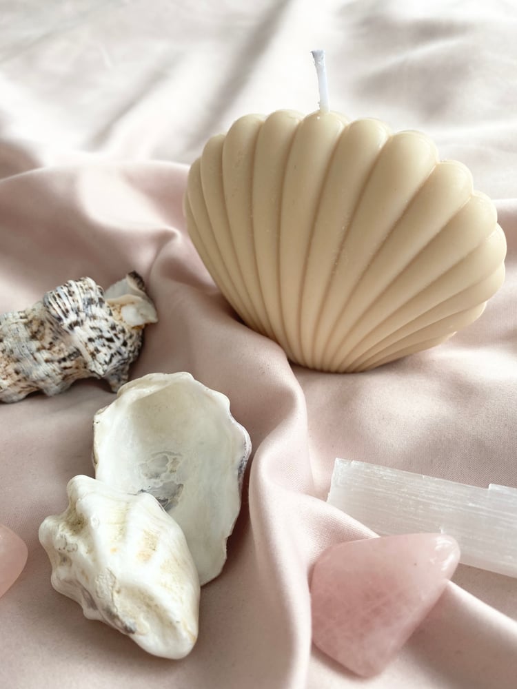 Image of Naia&Co Seashell candle Nude