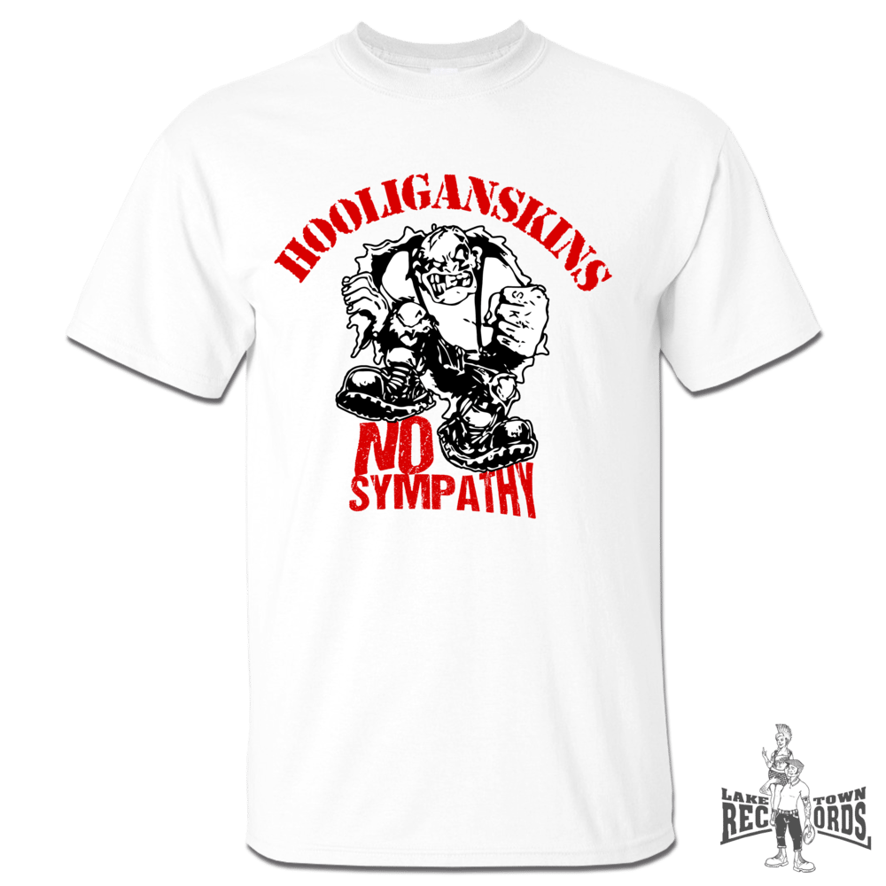 HOOLIGANSKINS - NO SYMPATHY (T-Shirt)  OFFICIAL HOOLIGANSKINS (Malaysia est.1998) BANDMERCHANDISE **