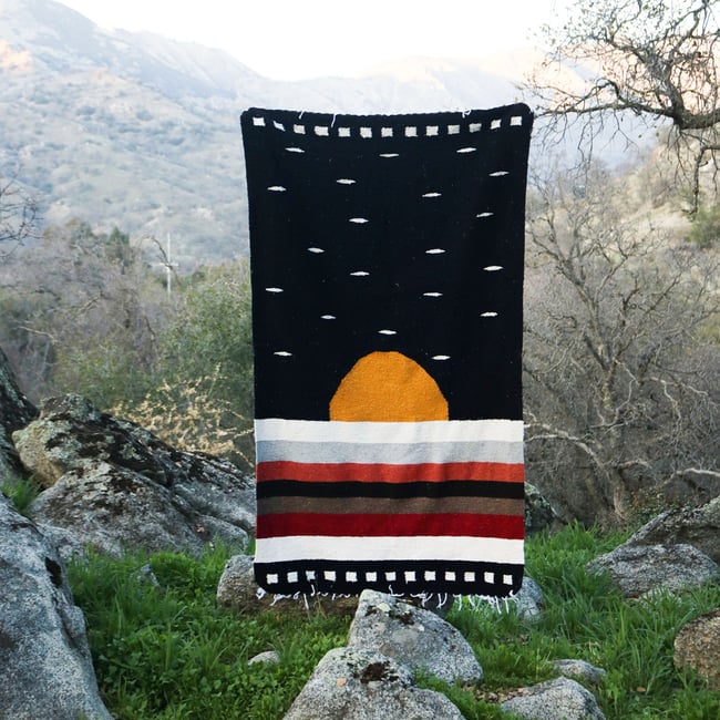 Nightfall Handwoven Blanket