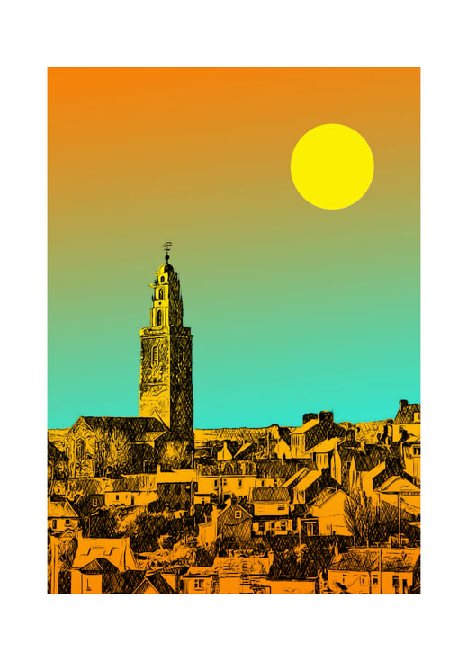 Cork City At Dawn
