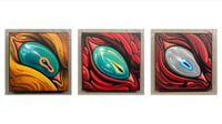 Image 4 of “9 Eyes: Round 2” Series - 10x10 paintings 
