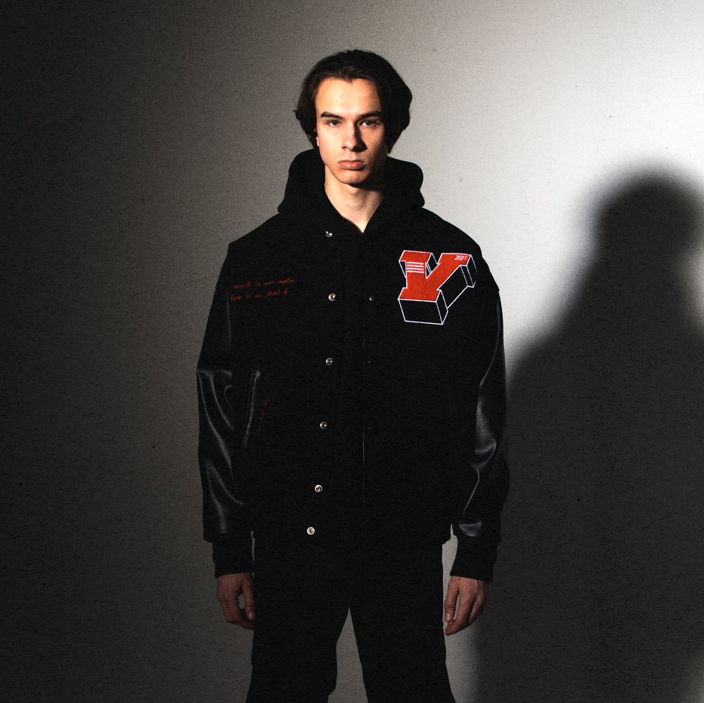 Image of VARSITY JACKET BLACK