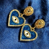 Image 3 of Ojo De Mi Corazon Earrings 🧿