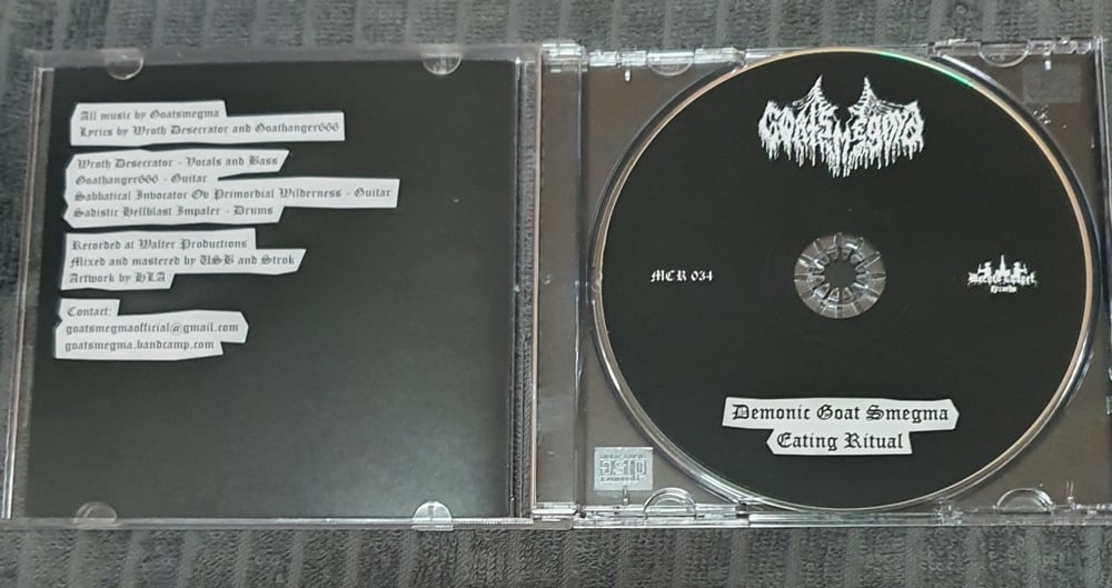 GOATSMEGMA - DEMONIC GOAT SMEGMA EATING RITUAL CD