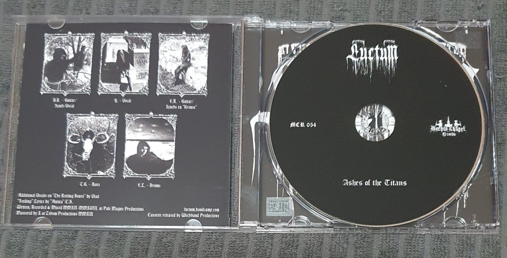 LUCTUM - ASHES OF THE TITANS CD
