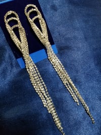 Image 4 of Tied up earrings ⛓