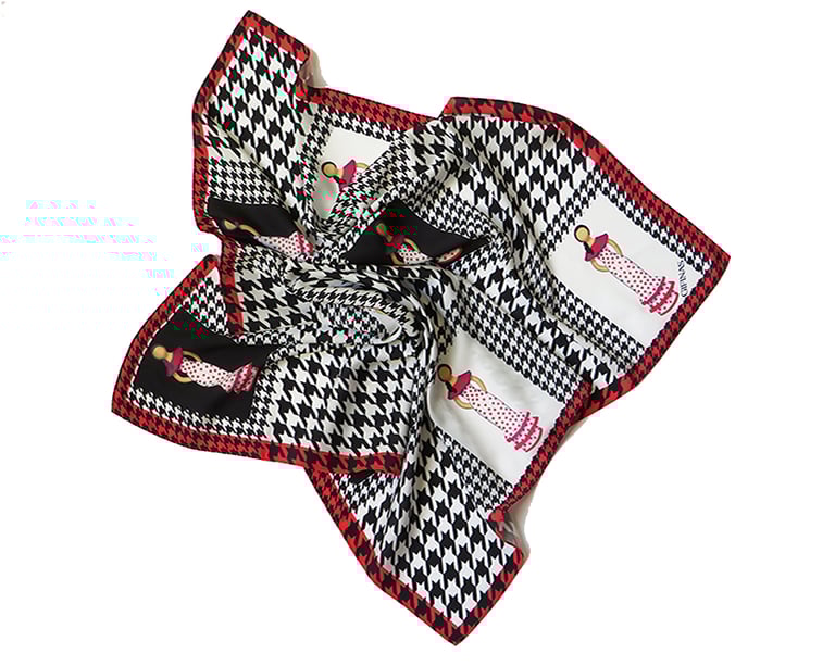 Pied De Poule Gifinas Scarf Image 3