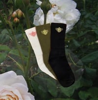 Image 1 of Winter Bee Socks