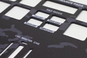 Image of DJM-S9 Black Camo Metal Faceplate