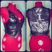 Image 1 of La Danse du Sabbat vest with lacings