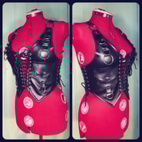 Image 2 of La Danse du Sabbat vest with lacings