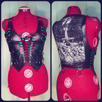 Image 3 of La Danse du Sabbat vest with lacings