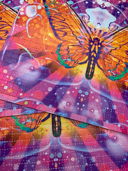 Image of 'Iron Butterfly' - Blotter Print 