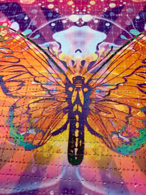 Image of 'Iron Butterfly' - Blotter Print