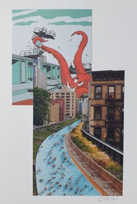 Image 1 of 'Attack'  Framed