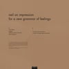 Neil On Impression: For a New Grammar of Feelings LP